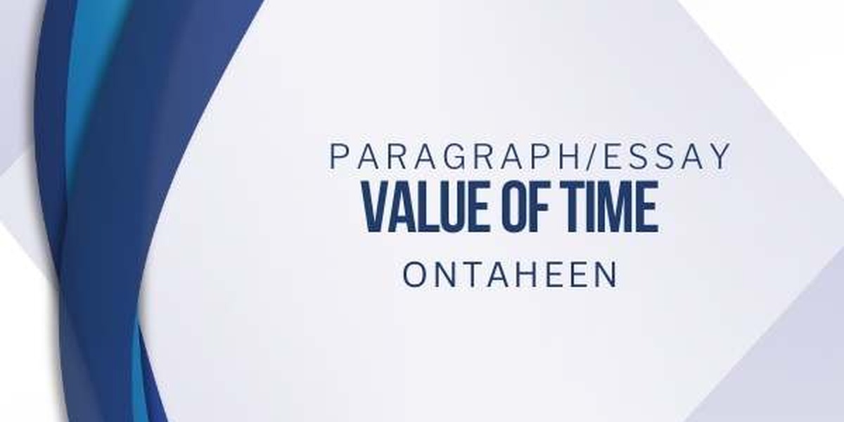 Value of Time composition for Class 5 to 10 Students